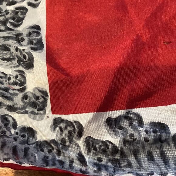 Sercouset dog scarf, silk with rolled edges - Picture 4 of 8